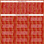 Benutzerdefiniertes rot-altgold-weißes geometrisches Sublimations-Fußballtrikot Benutzerdefiniertes rot-altgold-weißes geometrisches Sublimations-Fußballtrikot