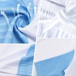 Benutzerdefiniertes Royal Old Gold-White Line Sublimation Fußballuniform-Trikot Benutzerdefiniertes Royal Old Gold-White Line Sublimation Fußballuniform-Trikot