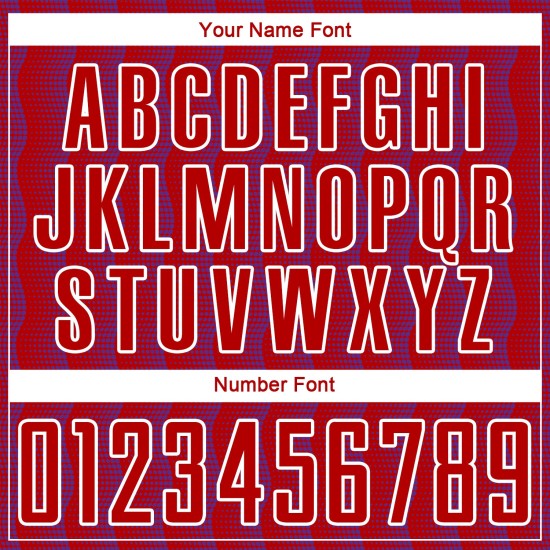 Benutzerdefiniertes rot-lila-weißes geometrisches Sublimations-Fußballtrikot Benutzerdefiniertes rot-lila-weißes geometrisches Sublimations-Fußballtrikot